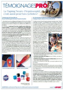 Kinesio-taping et cyclisme - Témoignage Anthony Carreira BSN